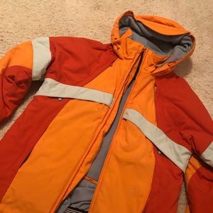 Orange American Eagle ski jacket XS